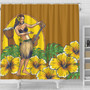 Hawaii Shower Curtain Hula Girl Dance Tradition