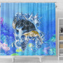 Hawaii Shower Curtain Turtle Cool