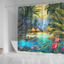 Hawaii Shower Curtain Village Forest