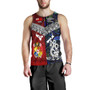 Tonga Polynesian Men Tank Top - Tonga And Aotearoa Polynesian Coat Of Arms