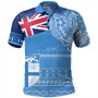 Fiji Polo Shirt Polynesian Flag With Coat Of Arms