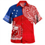 Samoa Hawaiian Shirt Polynesian Flag With Coat Of Arms