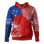 Samoa Hoodie Polynesian Flag With Coat Of Arms