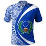 Pohnpei Polo Shirt Coat Of Arm Lauhala Circle