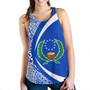 Pohnpei Women Tank Coat Of Arm Lauhala Circle