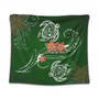 Hawaii Tapestry Polynesian Turtle Map Hawaii Plumeria