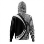 Pohnpei Hoodie Coat Of Arm Lauhala White Circle