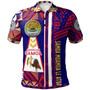 American Samoa Polynesian Polo Shirt - Custom Samoa Muamua Le Atua With Seal And Mamanu Siapo Patterns