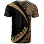 Kosrae T-Shirt Coat Of Arm Lauhala Gold Circle