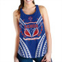 Samoa Women Tank Custom Polynesian Tribal Crest Design