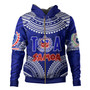 (Custom Personalised) Samoa Rugby Toa Samoa Blue Style Hoodie