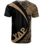 Yap T-Shirt Coat Of Arm Lauhala Gold Circle