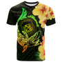 Hawaii Polynesian T-shirt - Custom Hawaii Sharks Tribal Patterns Green