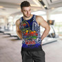 Guam Men Tank Top - Guam Independence Day '' Wish You A Very Happy Independence Day '' With Polynesian Patterns