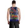 Guam Men Tank Top - Guam Independence Day '' Wish You A Very Happy Independence Day '' With Polynesian Patterns