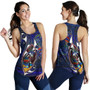 Guam Women Racerback Tank - Guam Independence Day With Hook Polynesian Patterns