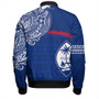 Guam Bomber Jacket Polynesian Flag With Coat Of Arms