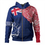 Cook Islands Hoodie Polynesian Flag With Coat Of Arms