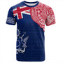 Cook Islands T-Shirt Polynesian Flag With Coat Of Arms