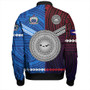 American Samoa And Western Samoa Polynesian Tattoo Together Bomber Jacket