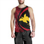 Papua New Guinea Tank Top Coat Of Arm Lauhala Circle