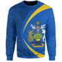 Solomon Islands Sweatshirt Coat Of Arm Lauhala Circle