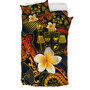 Fiji Polynesian Bedding Set - Lauhala Turtle Plumeria Tropical