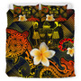 Fiji Polynesian Bedding Set - Lauhala Turtle Plumeria Tropical