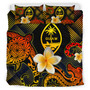 Guam Polynesian Bedding Set - Lauhala Turtle Plumeria Tropical