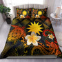 Nauru Polynesian Bedding Set - Lauhala Turtle Plumeria Tropical