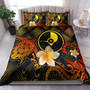 Yap Polynesian Bedding Set - Lauhala Turtle Plumeria Tropical