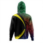 New Caledonia Hoodie Coat Of Arm Lauhala Circle