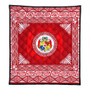 Tonga Premium Quilt Ngatu Pattern Coat Of Arms Style