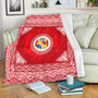 Tonga Premium Blanket Ngatu Pattern Coat Of Arms Style