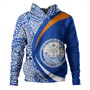 Marshall Islands Hoodie Coat Of Arm Lauhala Circle