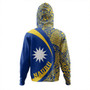 Nauru Hoodie Coat Of Arm Lauhala Circle