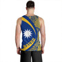 Nauru Tank Top Coat Of Arm Lauhala Circle
