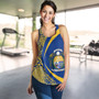 Nauru Women Tank Coat Of Arm Lauhala Circle