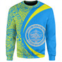 Palau Sweatshirt Coat Of Arm Lauhala Circle