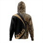 Palau Hoodie Coat Of Arm Lauhala Gold Circle