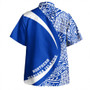Northern Mariana Islands Hawaiian Shirt Coat Of Arm Lauhala Circle