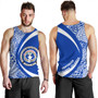 Northern Mariana Islands Tank Top Coat Of Arm Lauhala Circle