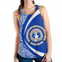 Northern Mariana Islands Women Tank Coat Of Arm Lauhala Circle