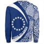 Cook Islands Sweatshirt Coat Of Arm Lauhala Circle