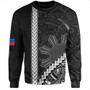 Philippines Sweatshirt Tribal Polynesian Sun Gray