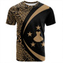 Austral Islands T-Shirt Coat Of Arm Lauhala Gold Circle