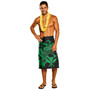 Hawaii Lavalava - Polynesian Patterns Green Sea Turtle Style