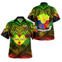 Philippines Short Sleeve Shirt - Custom Hope Begins In Your Home Reggae Style