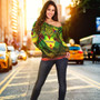 Philippines Women Off Shoulder Sweater - Custom Hope Begins In Your Home Reggae Style