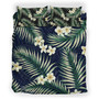 Hawaii Polynesian Bedding Set - Hawaii Plumeria Flower Sleeves